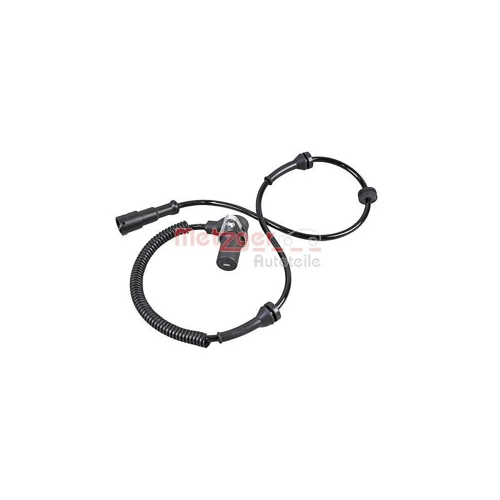 Датчик частоти обертання колеса METZGER 09001421 для CHEVROLET, передня вісь, правий, фото №1