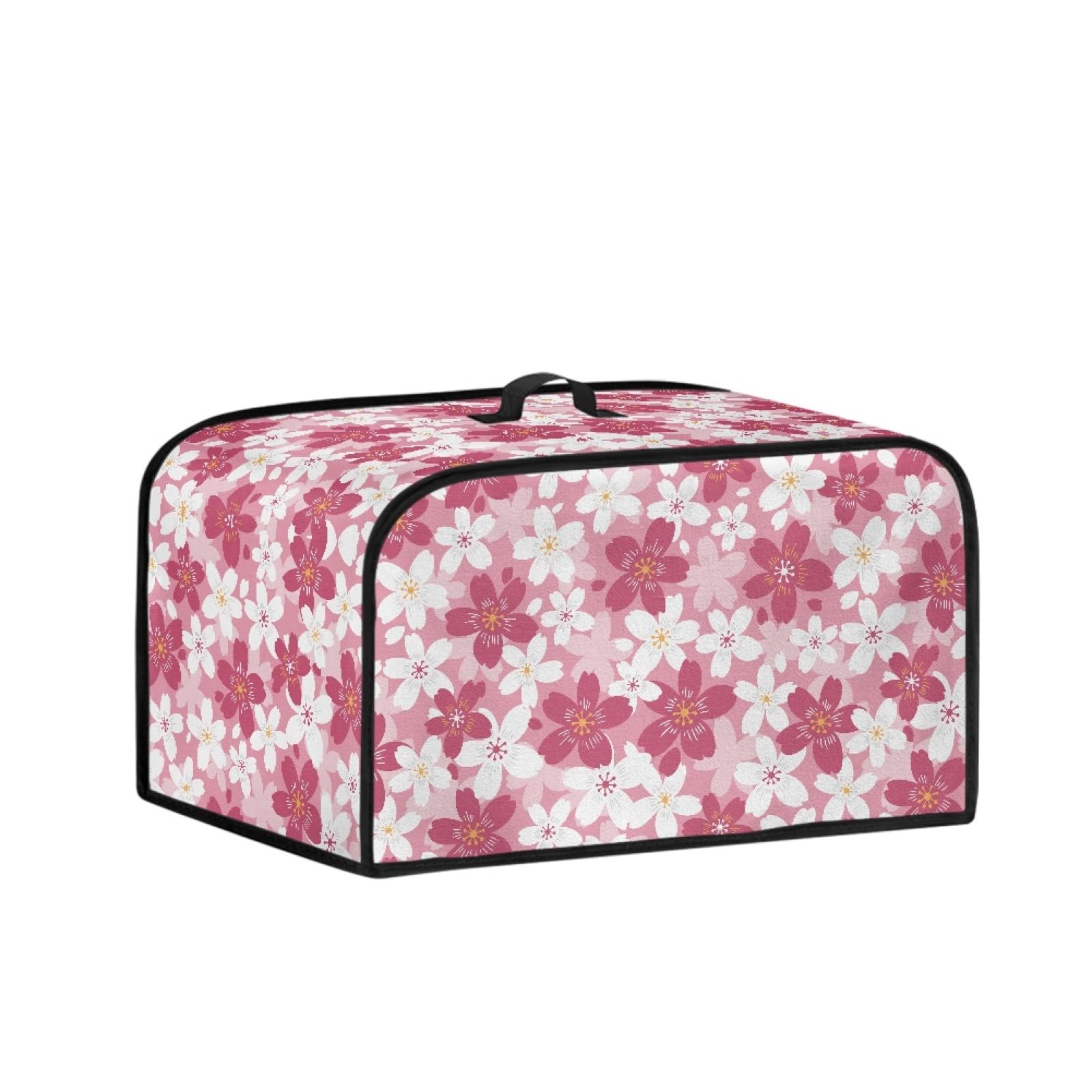 Чехол Wanyint Cherry Blossom Print Slow Cooker Cover для мужчин и женщин 6-8QT Моющийся Чехол для Мультиварки с Верхней Ручкой и Сетчатой Сумкой, фото №2
