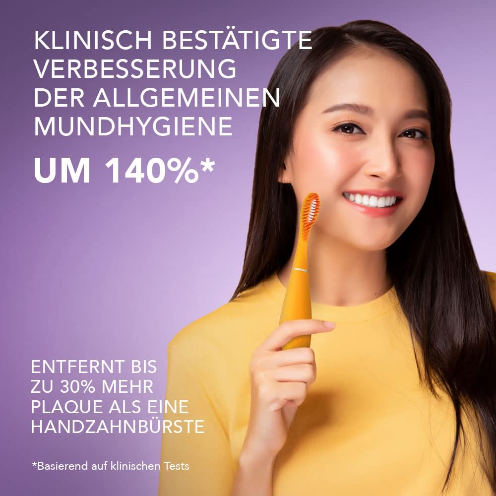 Електрична зубна щітка FOREO ISSA mini 3 Mango Tango 4-в-1 звукова силіконова, фото №3