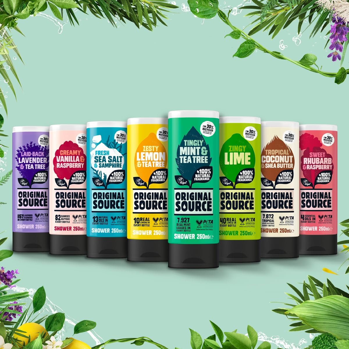 Гель для душа Original Source Vanilla & Raspberry 250 мл., фото №4