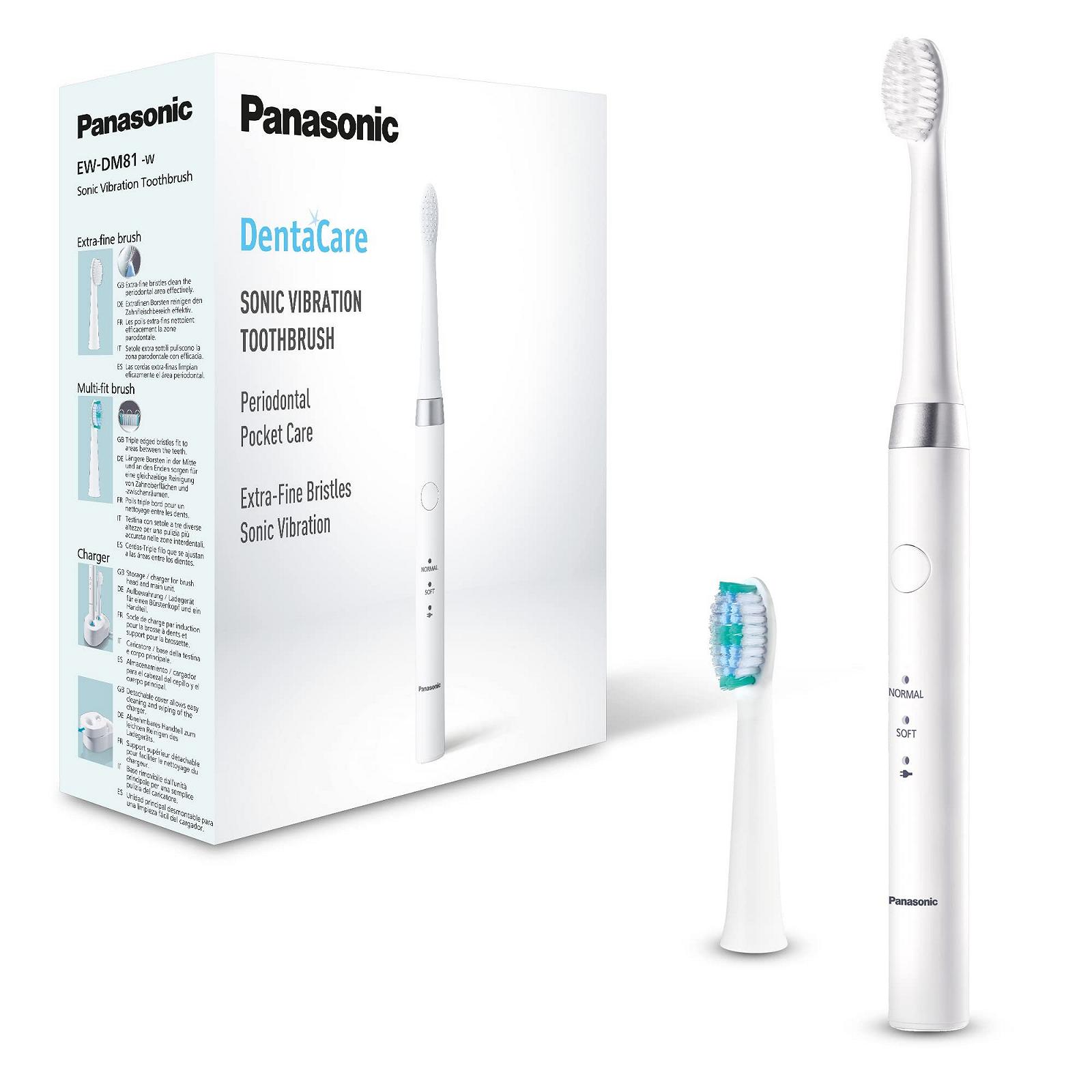 Звукова зубна щітка Panasonic EW-DM81-W503 2 режими 31000 вібрацій на хвилину біла, фото №1
