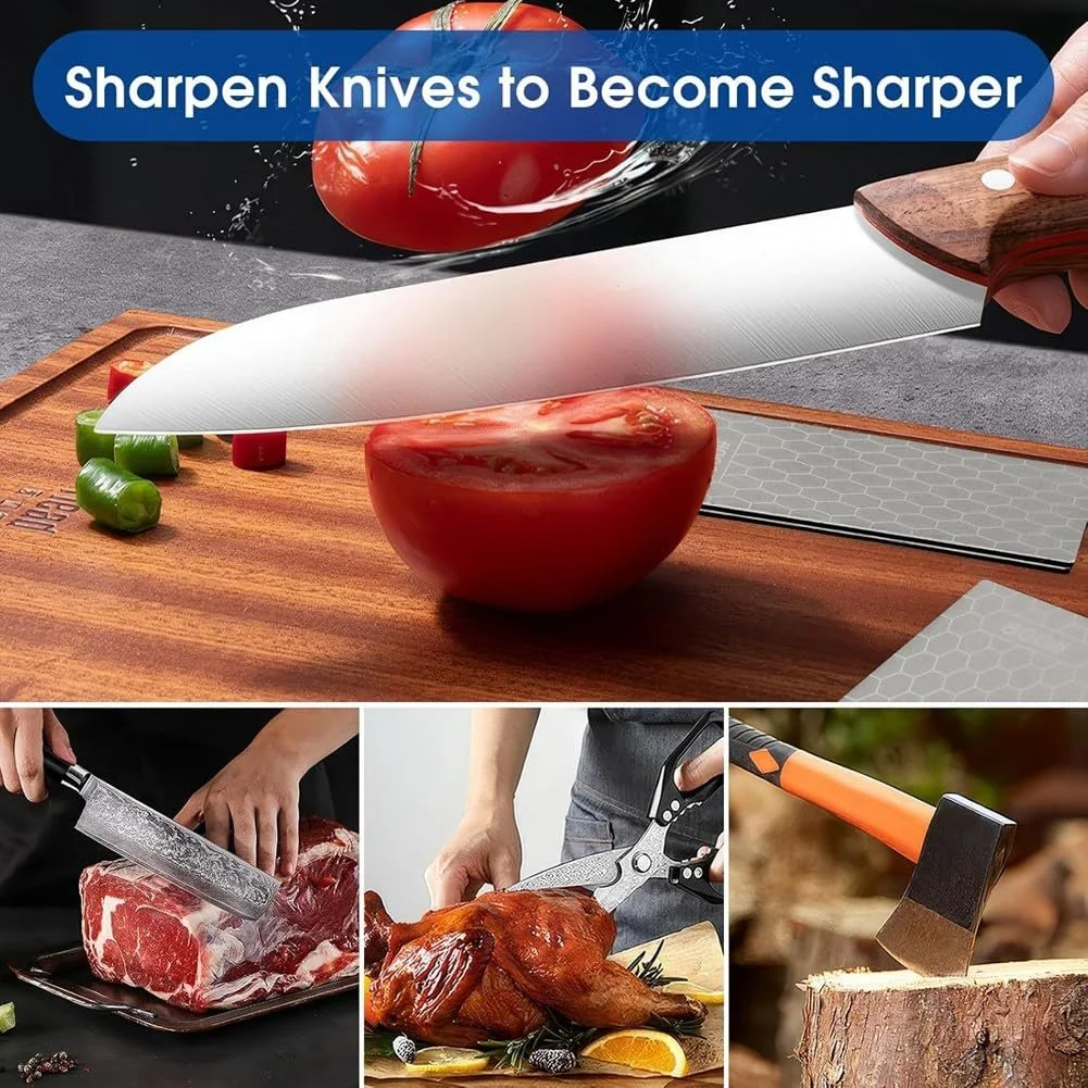 Точильні камені алмазні двосторонні (5 шт.) з нековзкою основою, фото №5 Точильні камені алмазні двосторонні (5 шт.) з нековзкою основою, фото №5