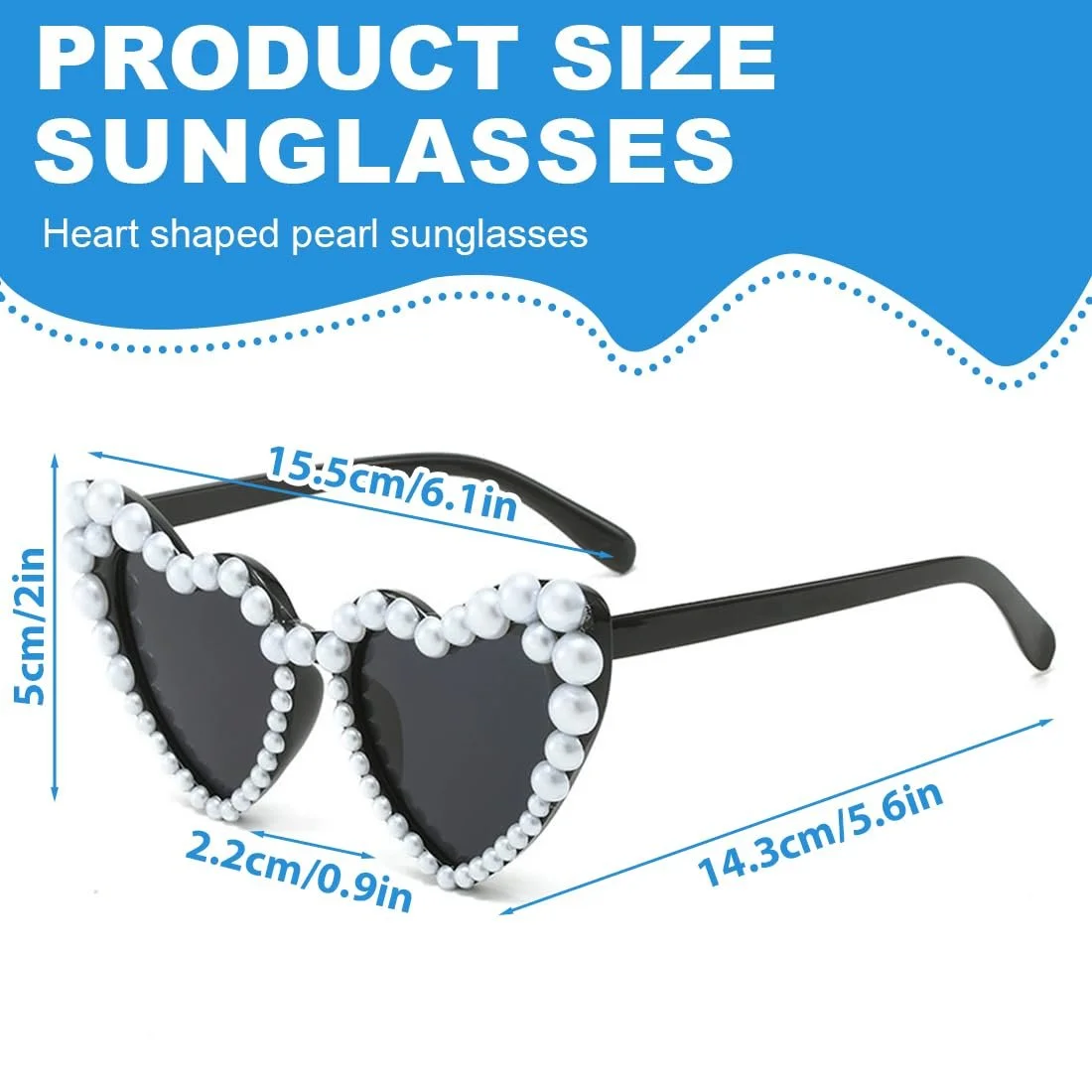 Солнцезащитные очки HAZMA Сердце Перламутр, A, фото №2