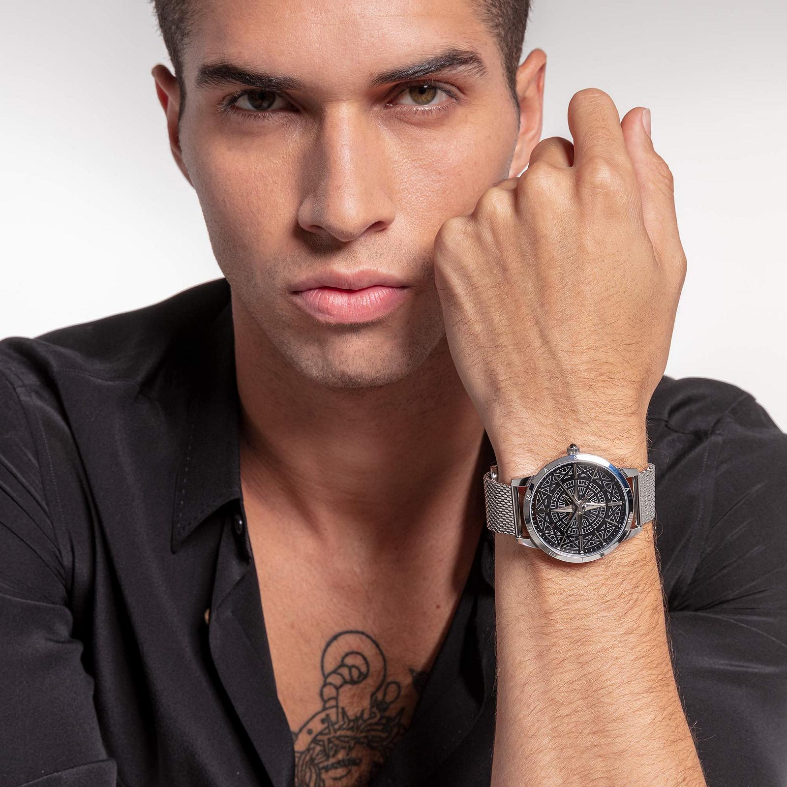 Мужские часы Thomas Sabo Rebel Spirit Compass Черный Аналоговый Кварцевый Нержавеющая сталь WA0349-201-203-42 мм, фото №4 Мужские часы Thomas Sabo Rebel Spirit Compass Черный Аналоговый Кварцевый Нержавеющая сталь WA0349-201-203-42 мм, фото №4