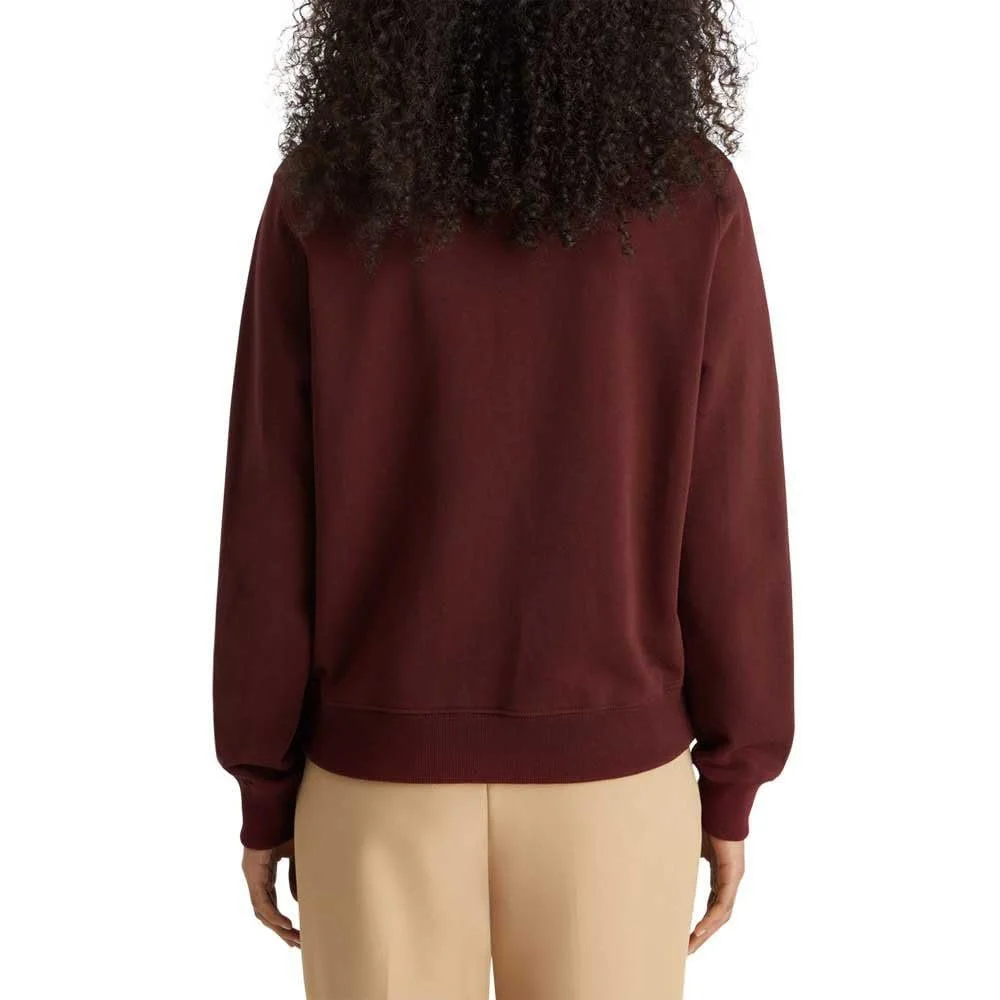 Женский свитшот Scotch & Soda с рисунком на груди, приталенный, фото №2