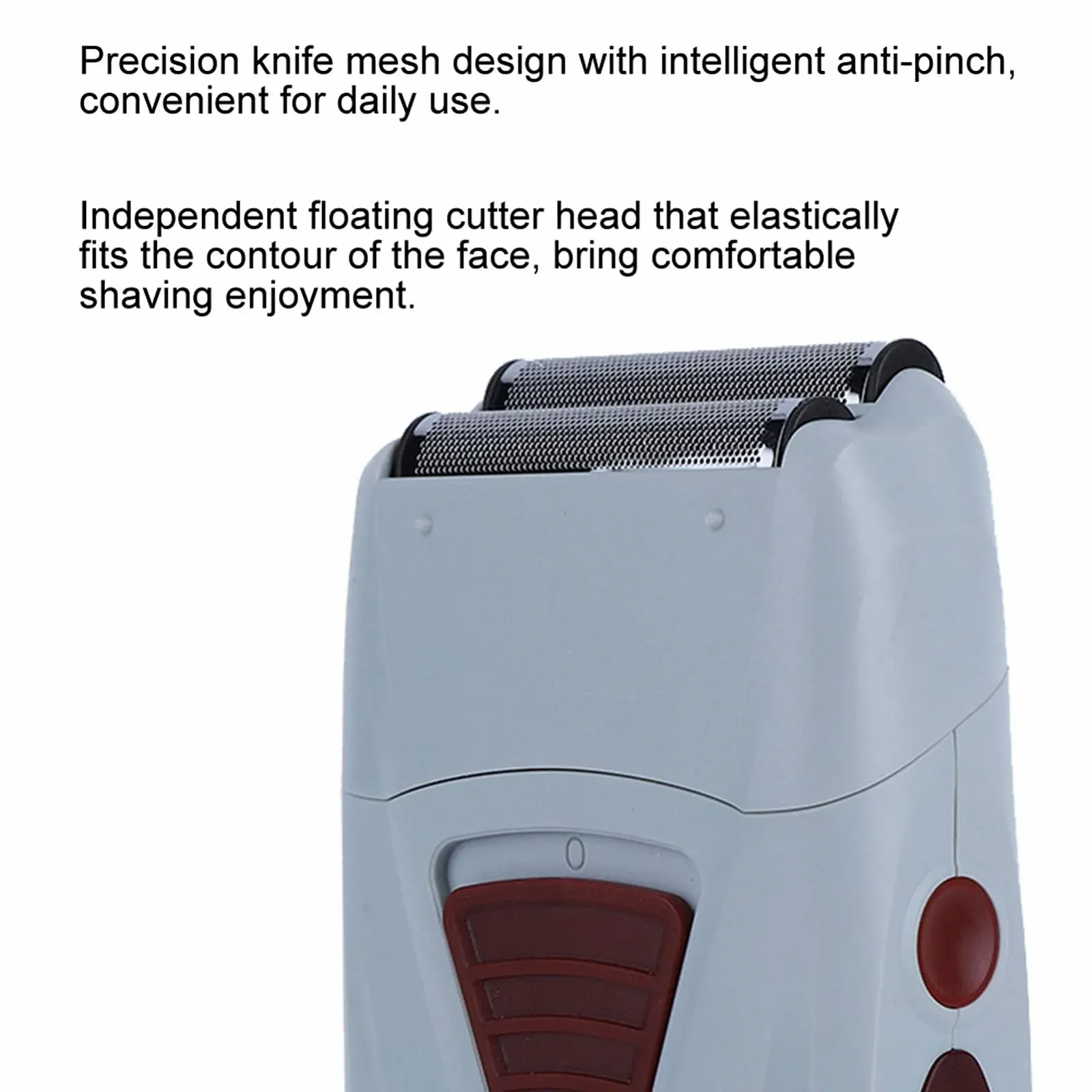 Електробритва для чоловіків Безпровідна Тиха Подвійна головка, фото №7
