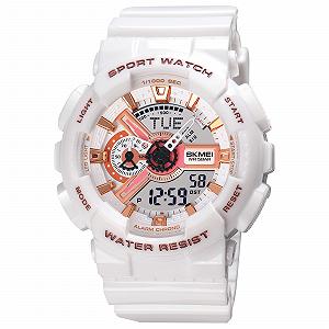 Годинник Skmei 1834WT White-Gold - Фото 1