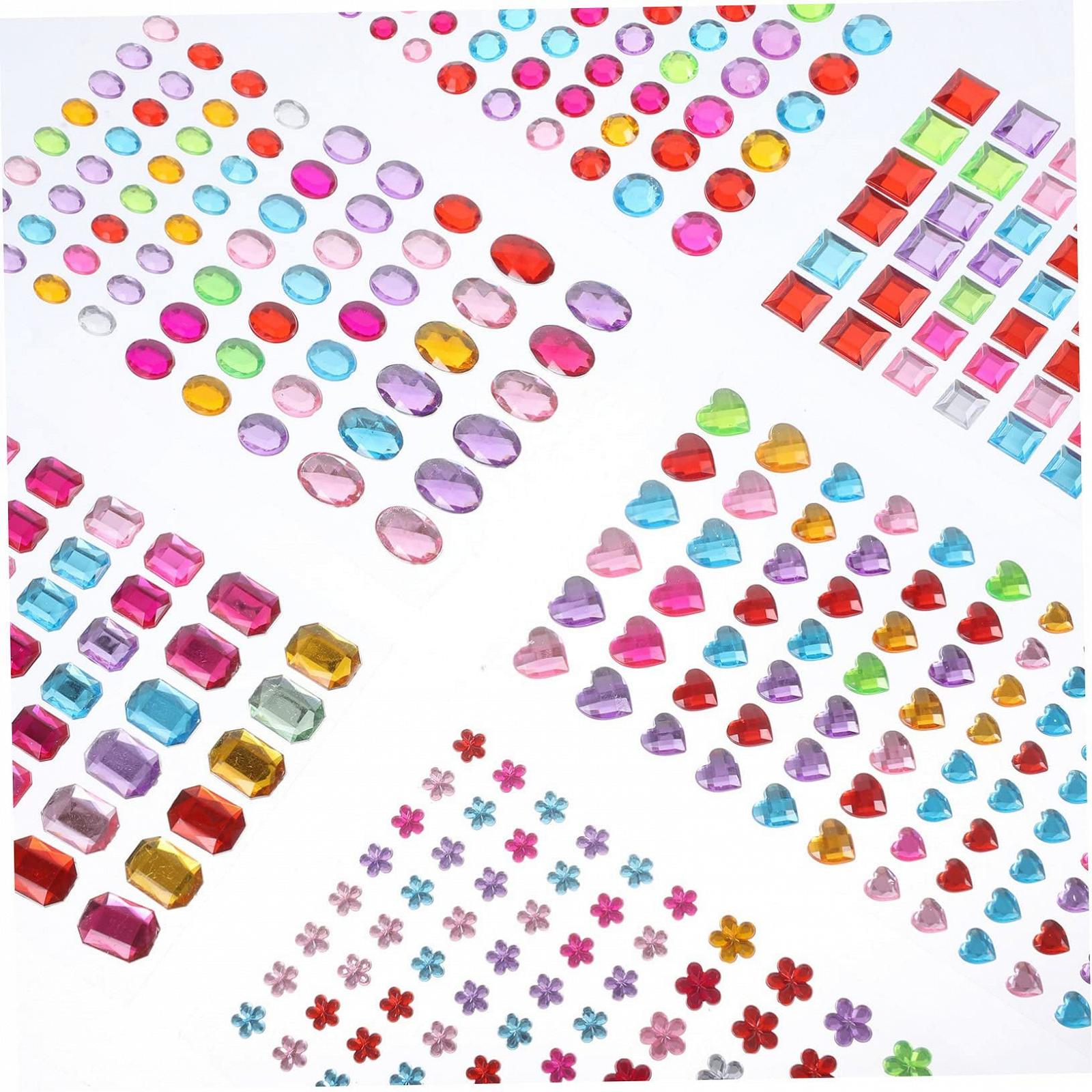 Наклейки Стрази 24 аркуші VILLCASE для нігтів, фото №4