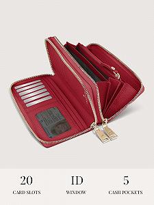 Кошелек Lazarotti Bologna LZ03030 Классический Красный synthetic.ua - Фото 1