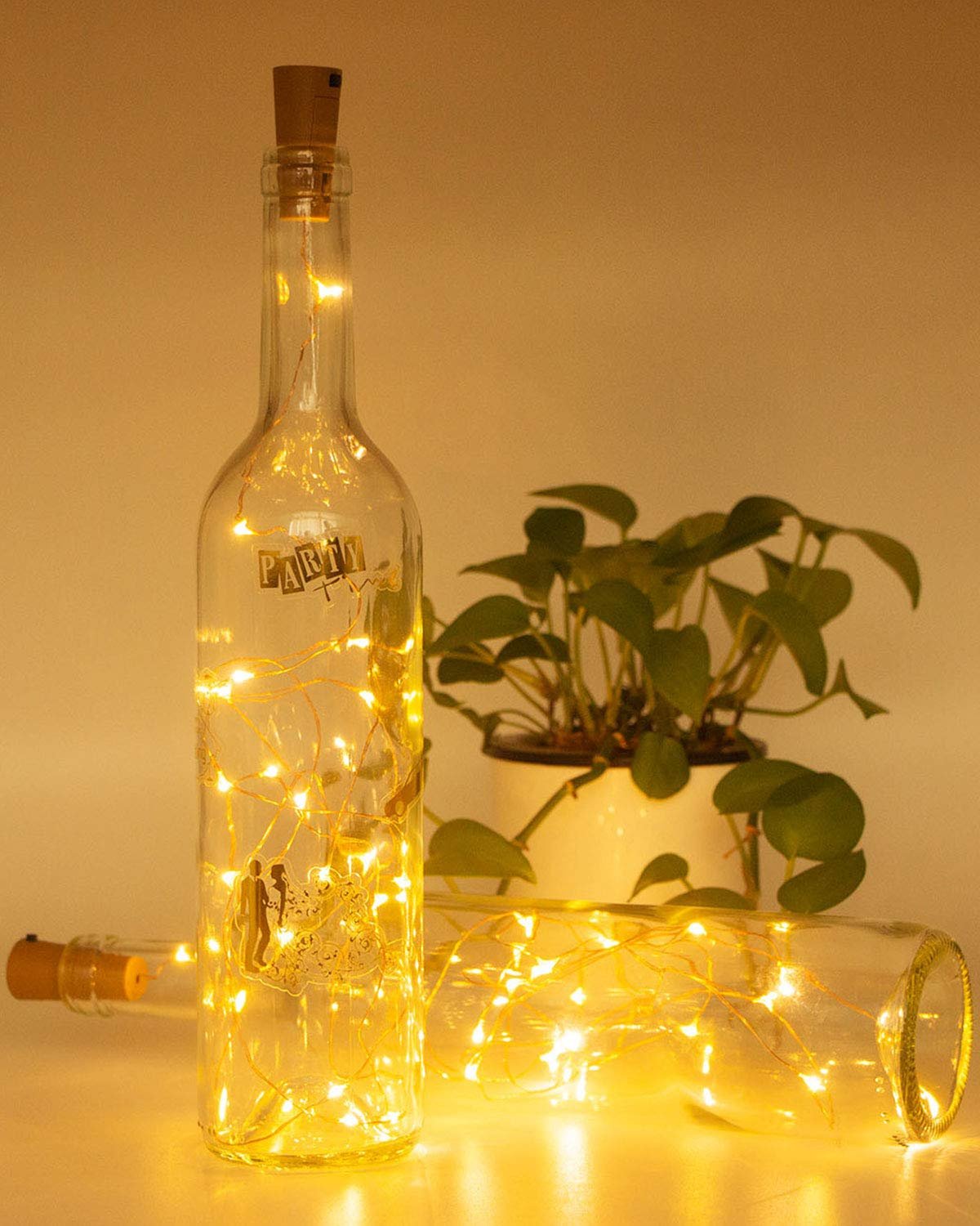 Гирлянда для бутылок Kolpop 2 м 20 LED теплый белый, фото №4