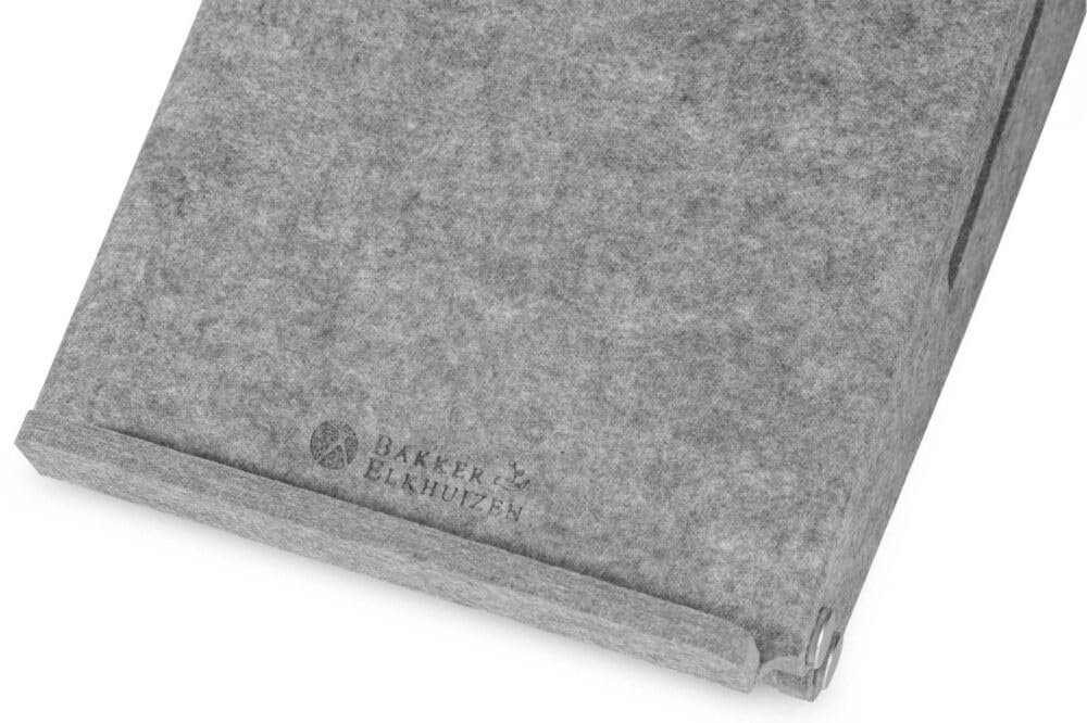 Подставка для ноутбука BakkerElkhuizen Ergo-Top 320 Circular, держатель для ноутбука, держатель для блокнота и аксессуаров, держатель для документов, эргономичная, сделана из пластиковых бутылок, переработанная, прочный ПЭТ-войлок, экологичная, серая, фото №3 Подставка для ноутбука BakkerElkhuizen Ergo-Top 320 Circular, держатель для ноутбука, держатель для блокнота и аксессуаров, держатель для документов, эргономичная, сделана из пластиковых бутылок, переработанная, прочный ПЭТ-войлок, экологичная, серая, фото №3