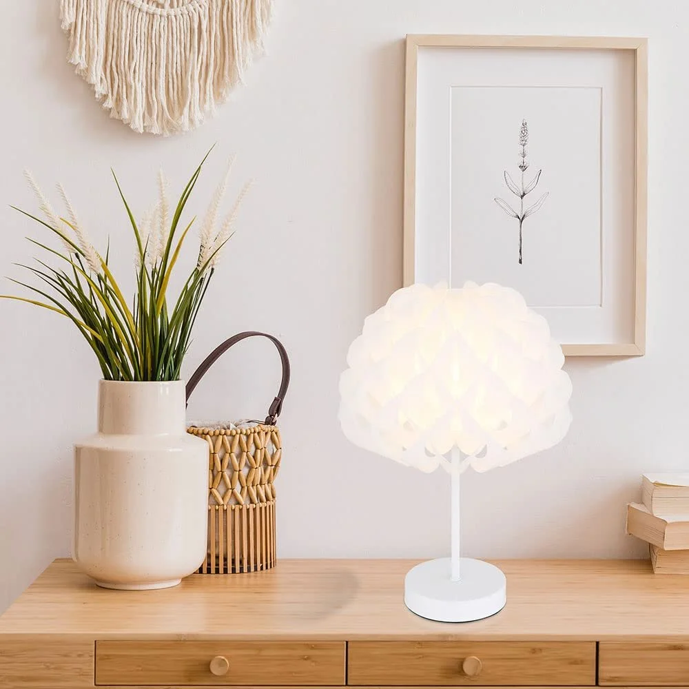 Настольная лампа Globo E14 25x35 см White, фото №6