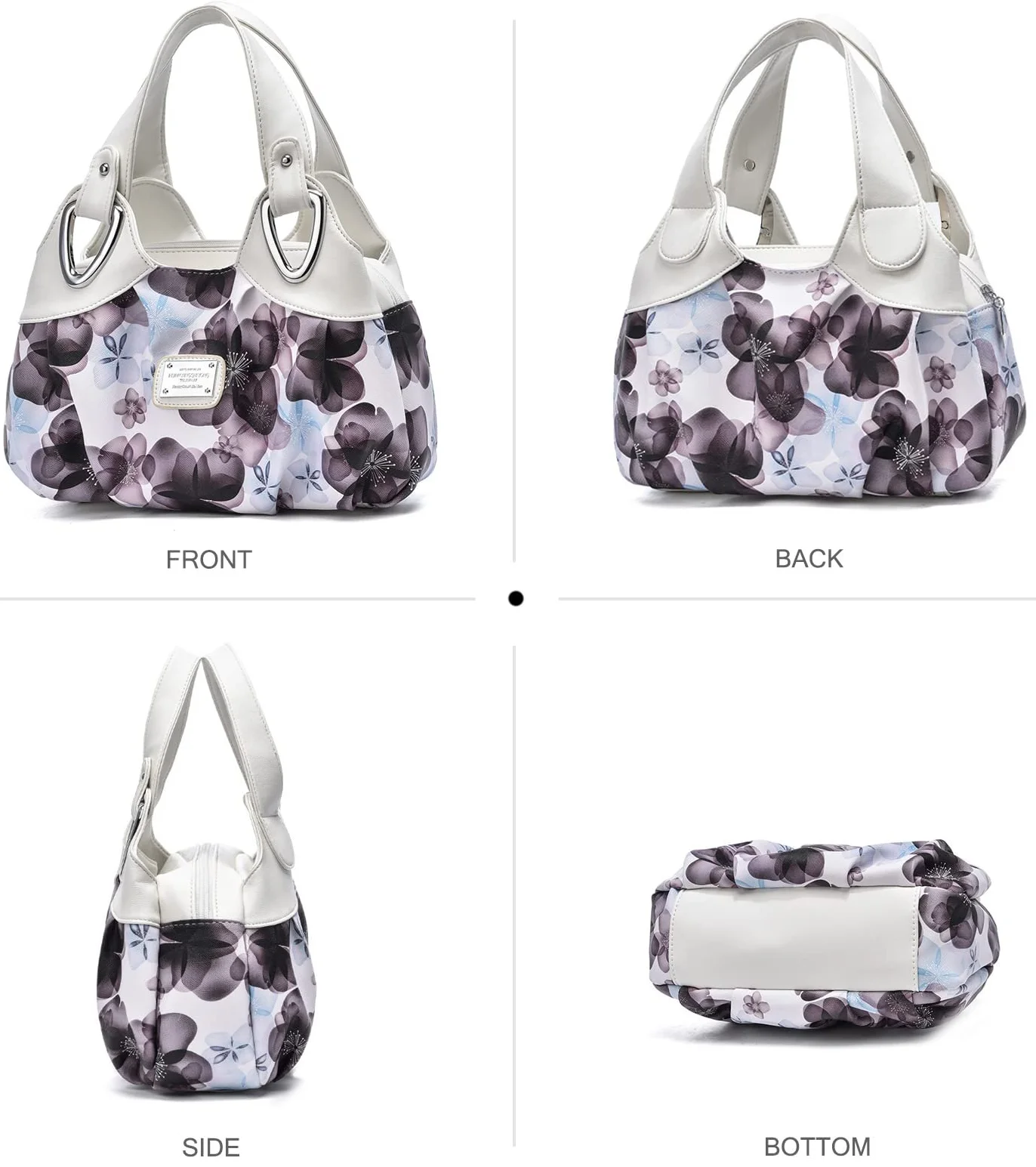 Жіноча сумка Nicole & Doris з квітковим візерунком, фото №5