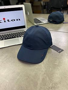 Кепка Kiton темно-синяя gu574 - Фото 1