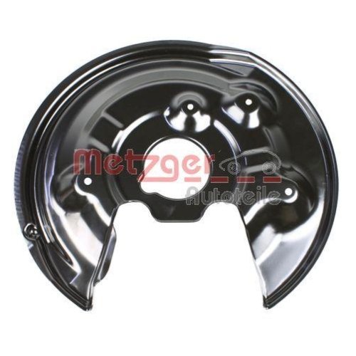 Щит тормозного диска METZGER 6115222 для VAG задняя ось справа, фото №2