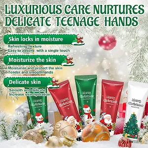Крем для рук Mini Christmas, Набор кремов для рук, Christmas, Питает, Увлажняет, Предотвращает сухость и растрескивание, для женщин и мужчин, 5 шт synthetic.ua - Фото 1