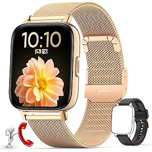 Смартчасы Nemheng Женский 1.69 Дюймы Bluetooth Звонки IP67 Водонепроницаемый - Фото 1