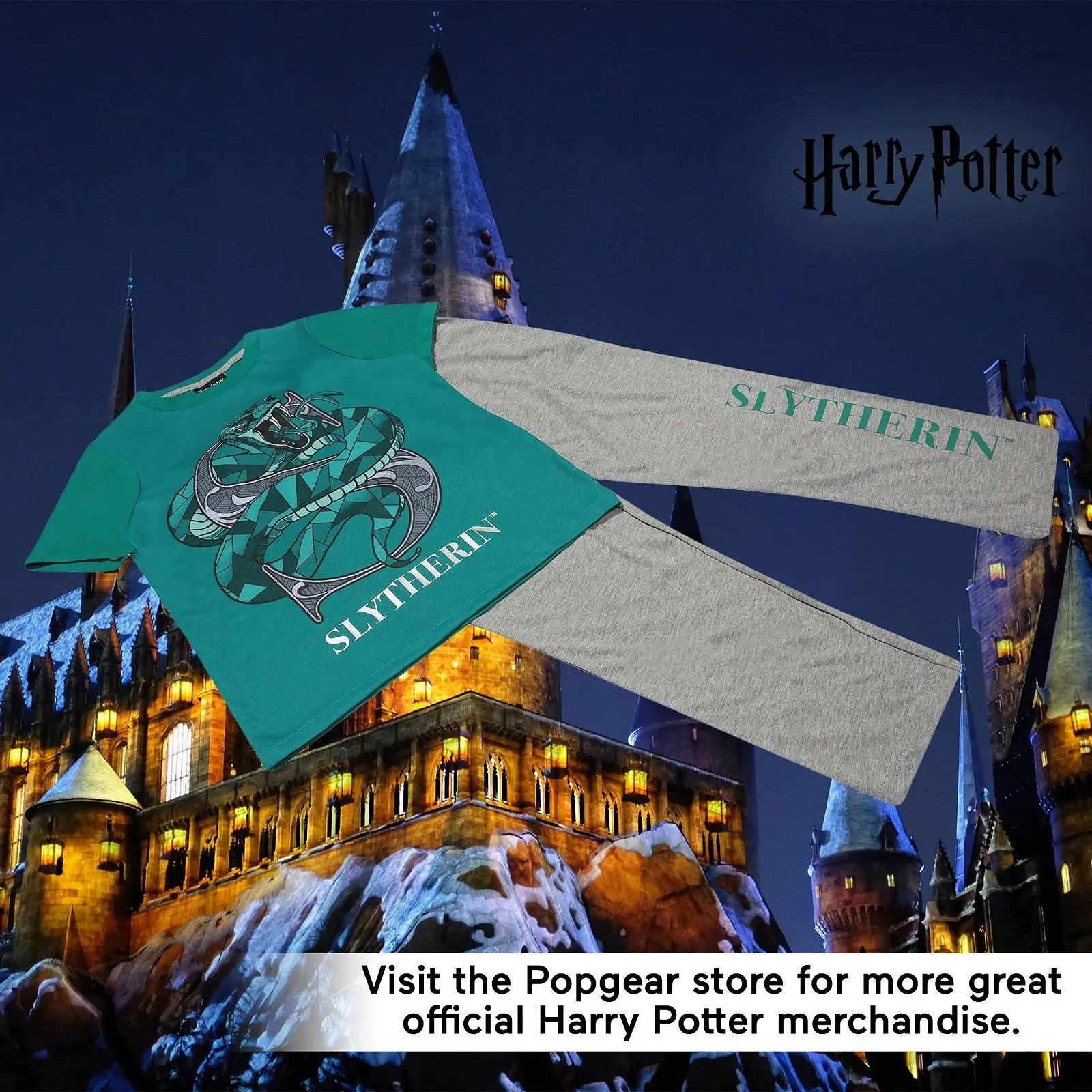 Комплект піжами Harry Potter Slytherin для хлопчиків, фото №5 Комплект піжами Harry Potter Slytherin для хлопчиків, фото №5