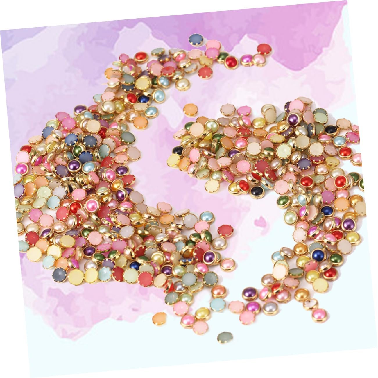 Стразы Круглые Плоские FOMIYES 1000 шт, фото №8