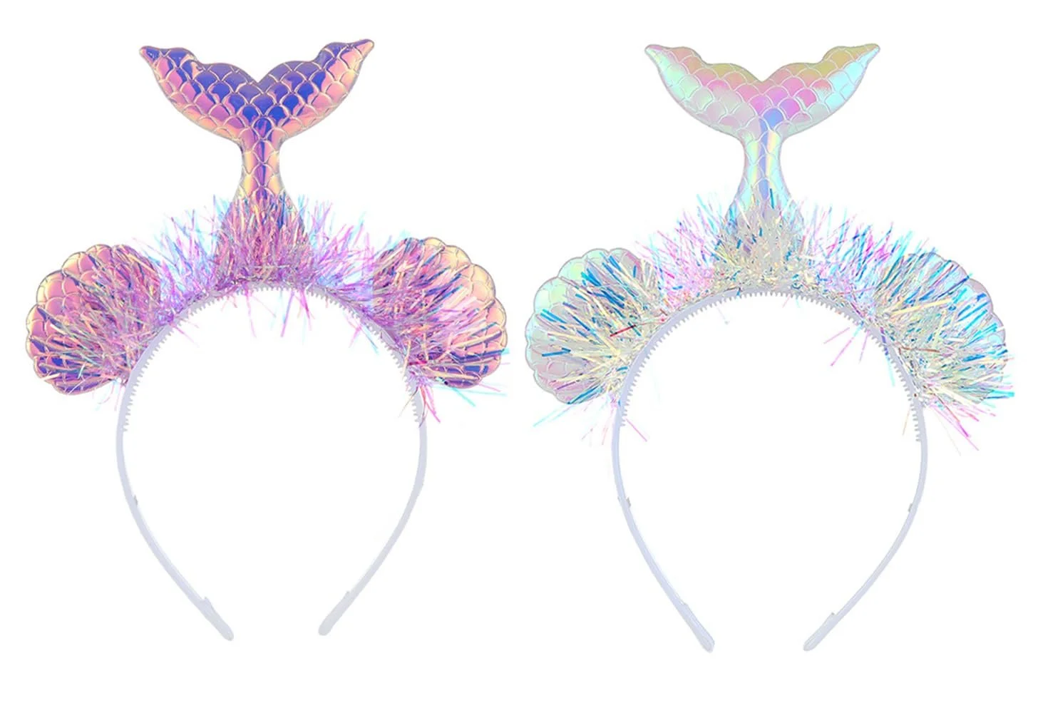 Обруч Русалки (2 шт.) Білий + Фіолетовий, фото №1