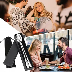 Кофейная ложка с гравировкой для подруги, 2 шт synthetic.ua - Фото 1