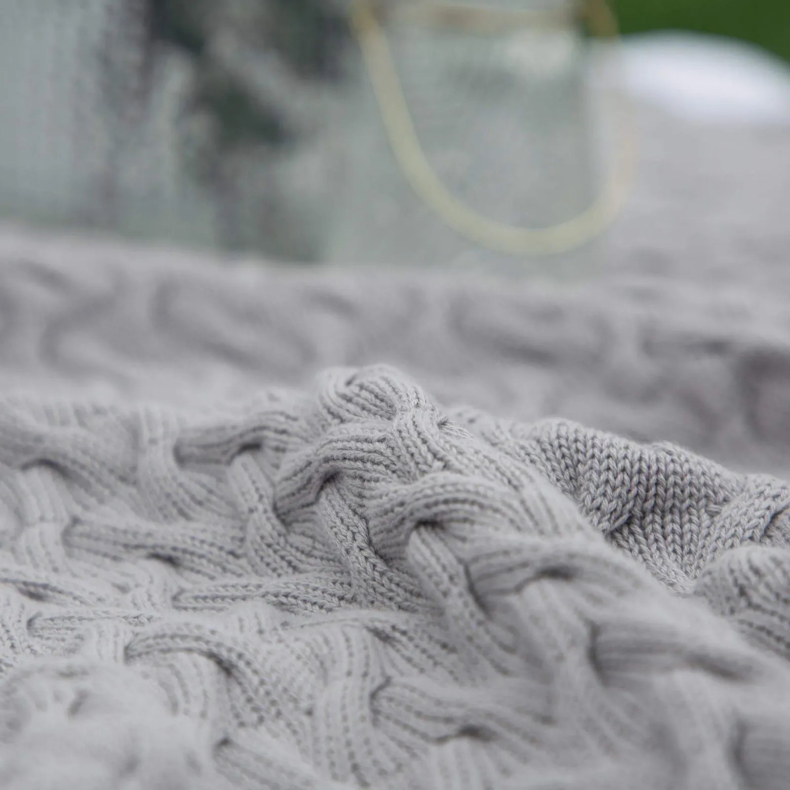 В'язана Покривало Ibena Somero 150 x 200 см - 100% бавовна, м'яка, тепла та придатна для прання, фото №4 В'язана Покривало Ibena Somero 150 x 200 см - 100% бавовна, м'яка, тепла та придатна для прання, фото №4