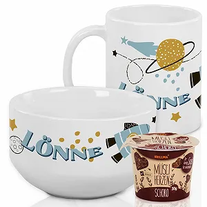 Набор детский GRAZDesign Ракета в космосе (керамика) - Фото 1