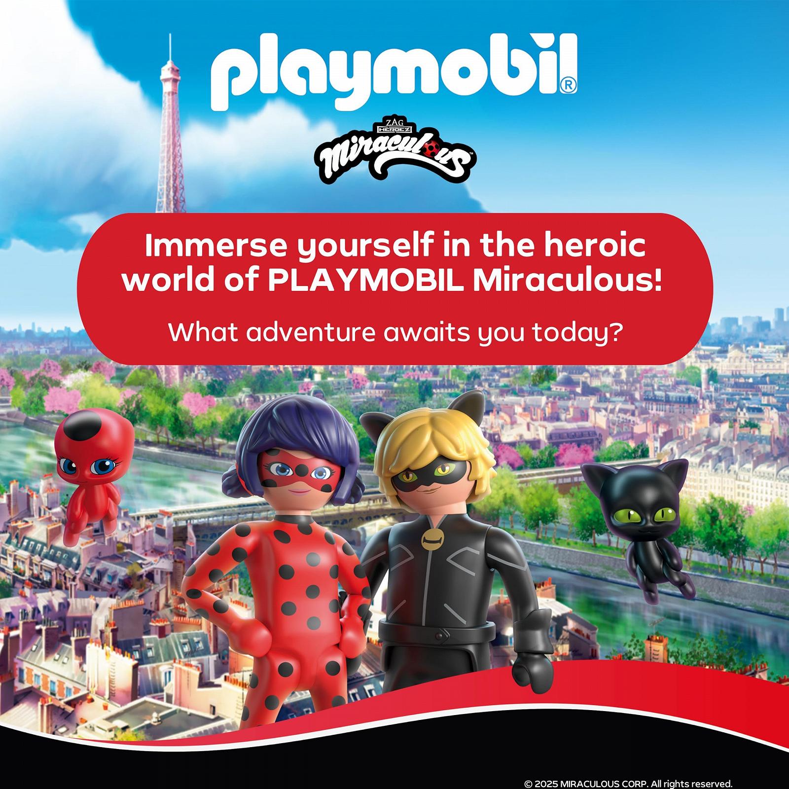 Игрушка PLAYMOBIL Miraculous Ladybugs & Cat Noirs Wedding, от 4 лет, набор с фигурками и аксессуарами, 71865, фото №6