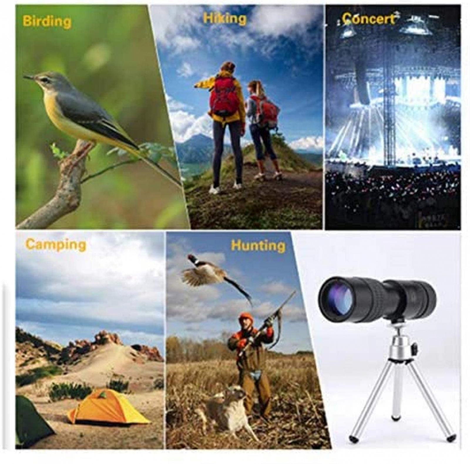 Монокуляр MRKU 1 Set 10–300 x 40 мм с треногой и клипсой для смартфона, фото №6