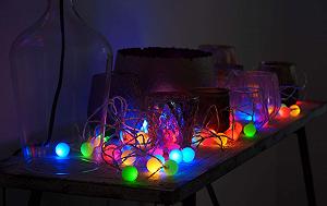 LED Гірлянда Spetebo 80 різнокольорових кульок, 16 м synthetic.ua - Фото 1