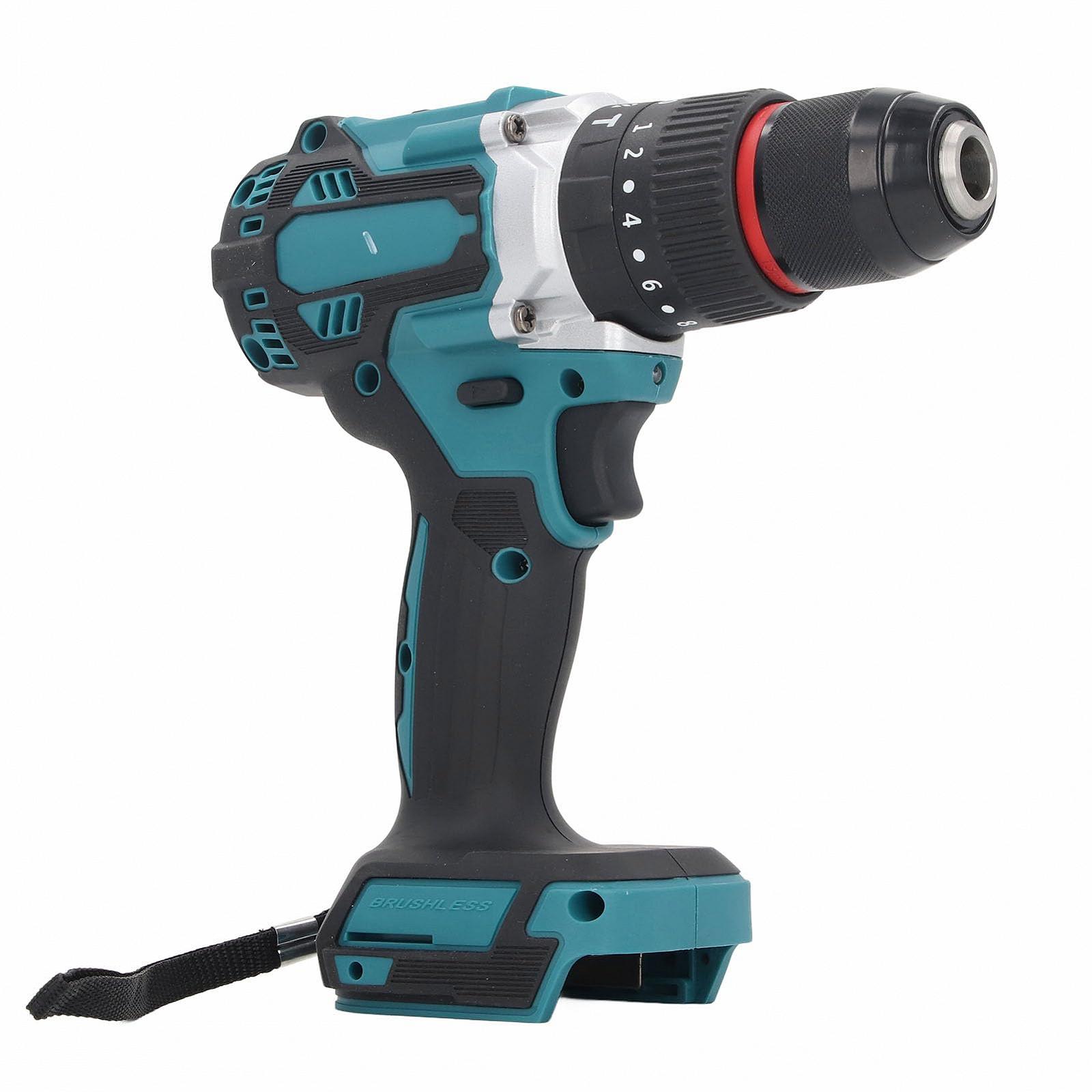 Дриль-шурупокрут Cordless 2 Variable Speeds 20 Plus 3 Torsion Settings 1/2 Дюймовий безключовий патрон 18 В акумуляторна ударна дриль BL1830, фото №2