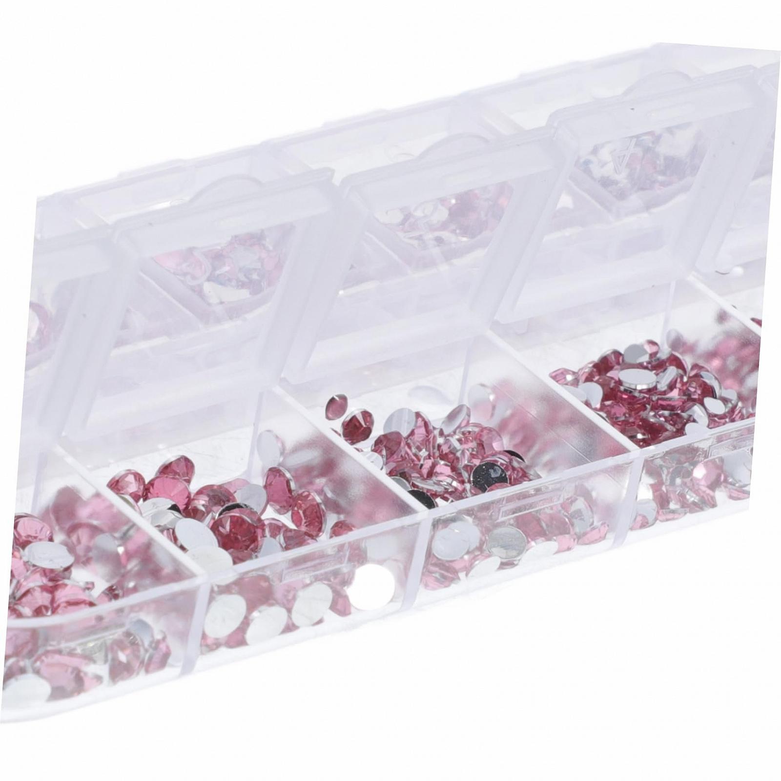 Стразы Lurrose Акриловые круглые Плоские розовые разных размеров с плоским основанием для самодельного нейл-арта, украшений, чехлов для телефонов, рукоделия, скрапбукинга, фото №8 Стразы Lurrose Акриловые круглые Плоские розовые разных размеров с плоским основанием для самодельного нейл-арта, украшений, чехлов для телефонов, рукоделия, скрапбукинга, фото №8