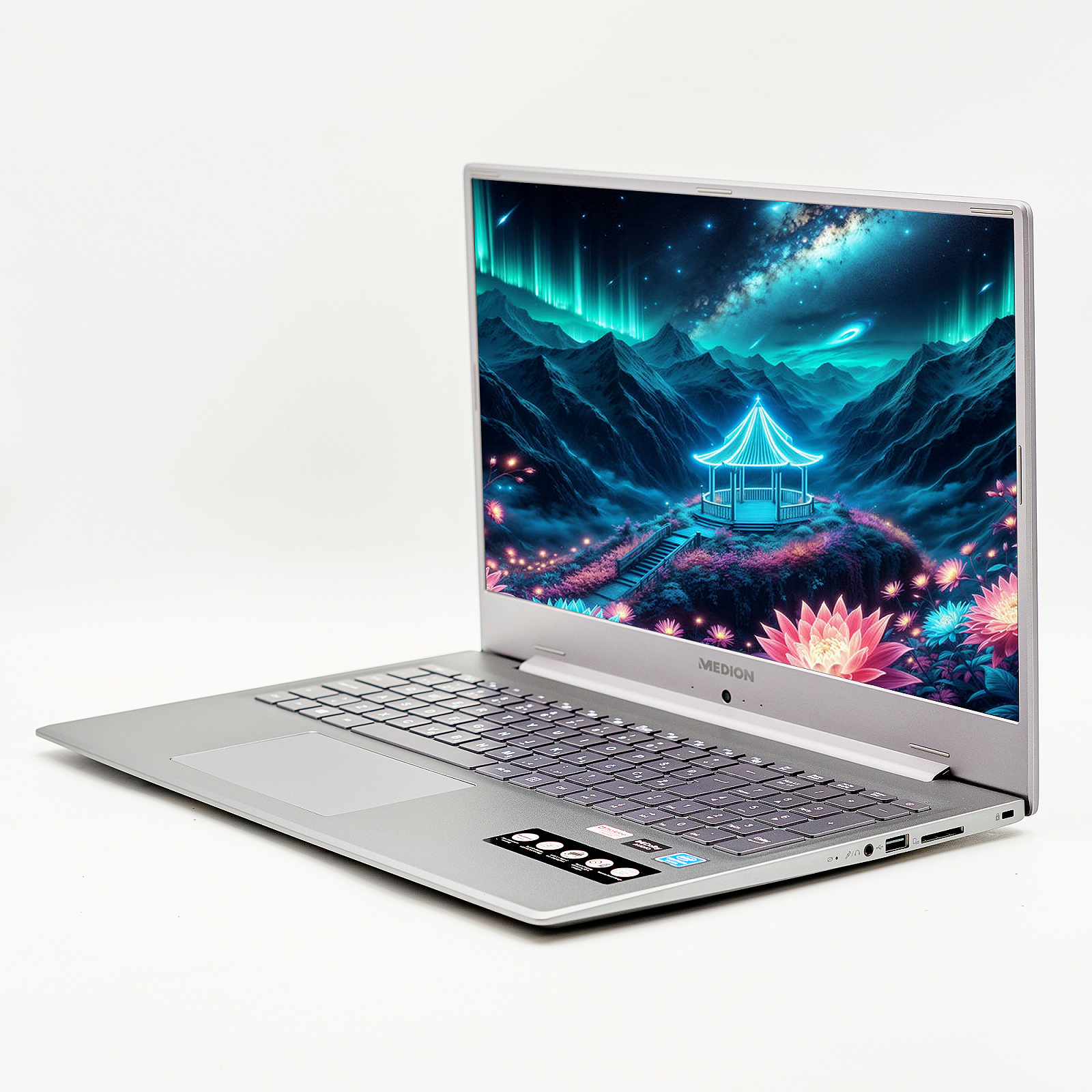 Ноутбук Medion Akoya E17201 17.3 дюйма RAM 8 ГБ SSD 256 ГБ Intel Graphics Металлический корпус Цвет Win10, фото №3