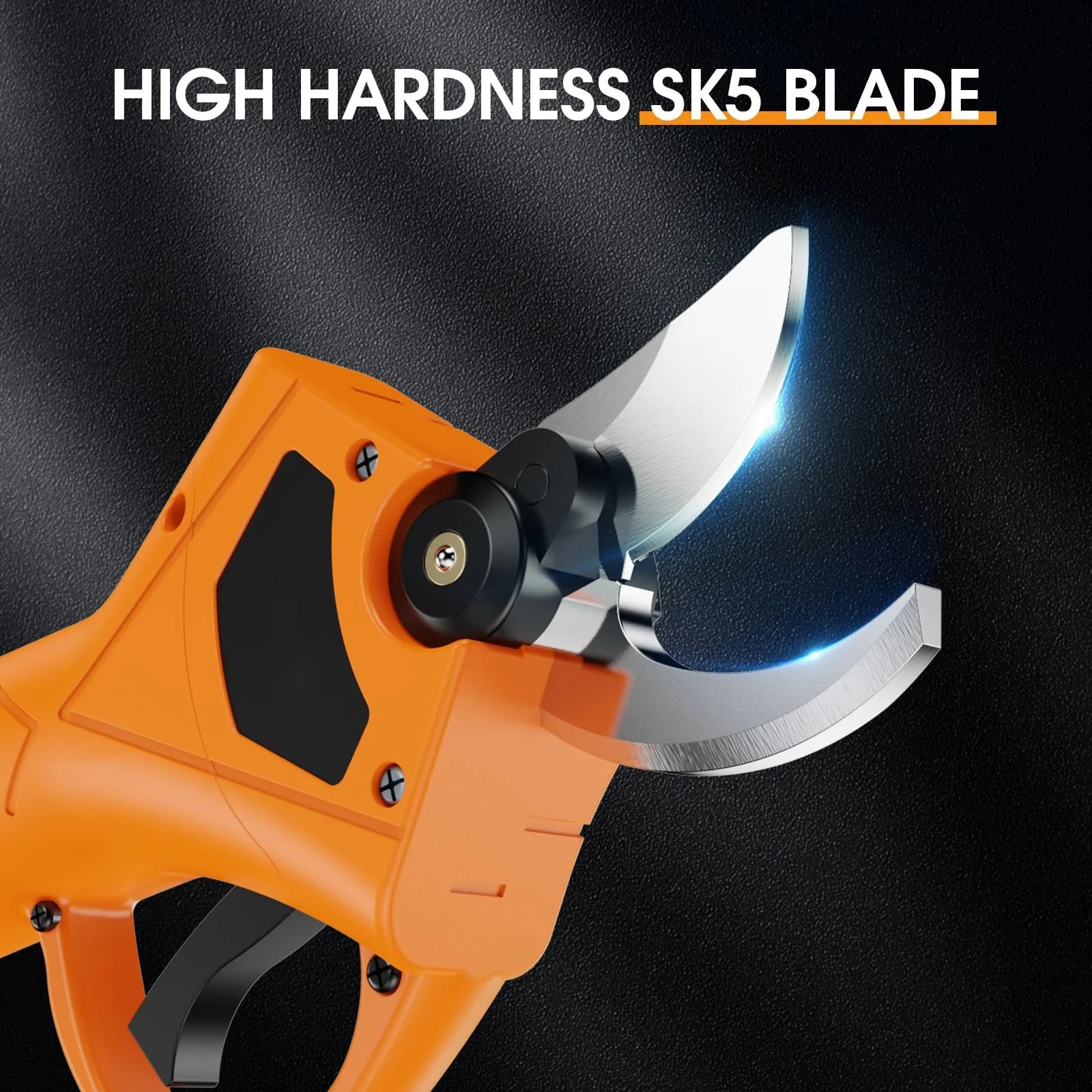 Секатор акумуляторний XIAZIR 30 мм 21 V 2000 mAh з набором змінних лез, фото №4