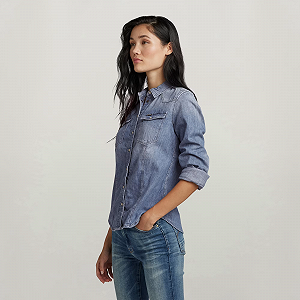 Жіноча сорочка G-Star RAW 3301 Denim Shirt - XS synthetic.ua - Фото 1