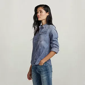 Жіноча сорочка G-Star RAW 3301 Denim Shirt - L ціна на synthetic.ua - Фото 1 Жіноча сорочка G-Star RAW 3301 Denim Shirt - L synthetic.ua - Фото 1
