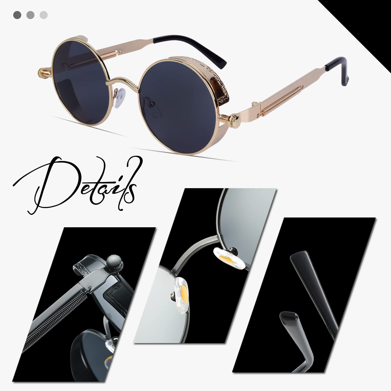 Класичні поляризовані сонцезахисні окуляри Унісекс besbomig Ретро, фото №5