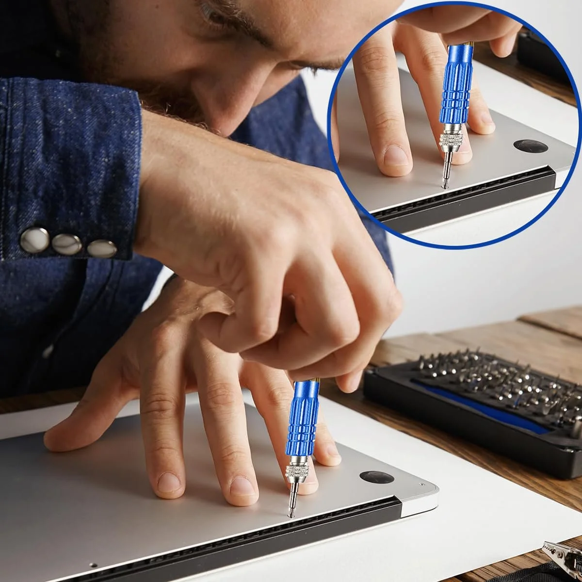 Набір міні-викруток WUWUSU Набір 13 в 1 Комплект для ремонту окулярів, фото №7