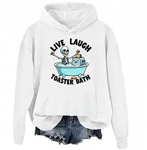 Худи Live Laugh Toaster Bath Unisex - Фото 1