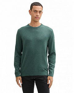 Джемпер men's Pullover sweater TomTailor Зелений S - Фото 1