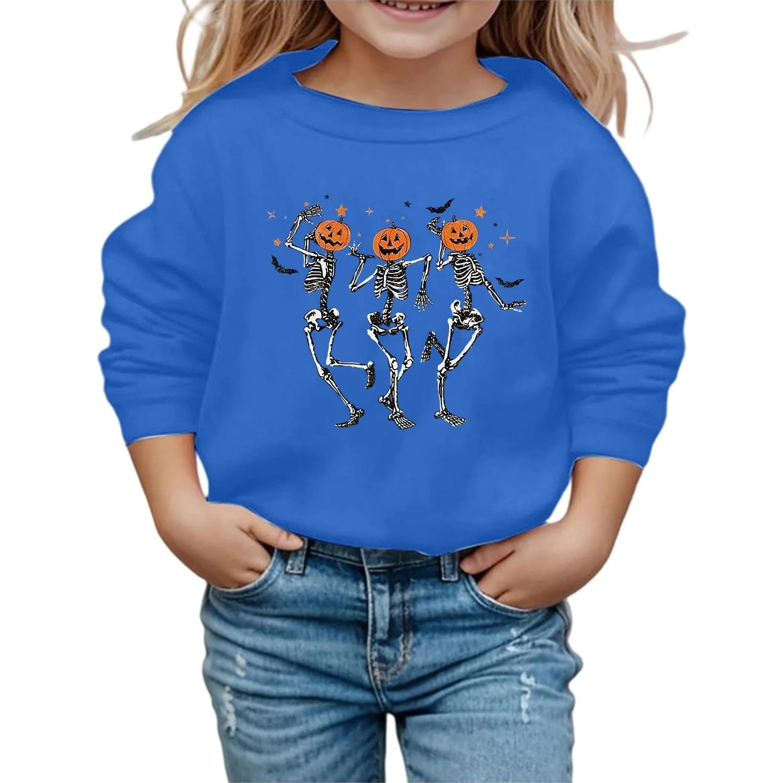 Толстовка для мальчиков и девочек с принтом на Хэллоуин, детский повседневный пуловер с капюшоном, теплая зимняя уютная кофта из мягкой смеси, удобный наряд, фото №2