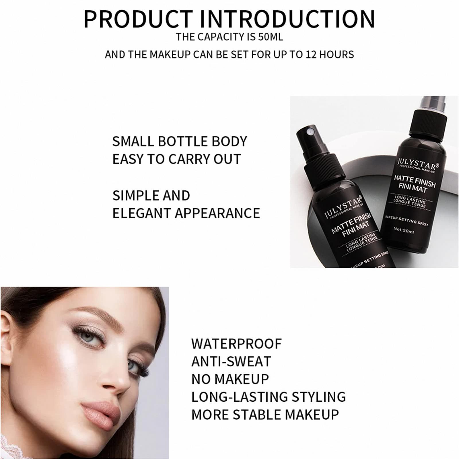 Спрей для обличчя Long Lasting Makeup Fixing Spray Зволожуючий Спрей 50мл Легкий Спрей для Фіксації Макіяжу Матовий Фініш Контроль Жирності, фото №5 Спрей для обличчя Long Lasting Makeup Fixing Spray Зволожуючий Спрей 50мл Легкий Спрей для Фіксації Макіяжу Матовий Фініш Контроль Жирності, фото №5