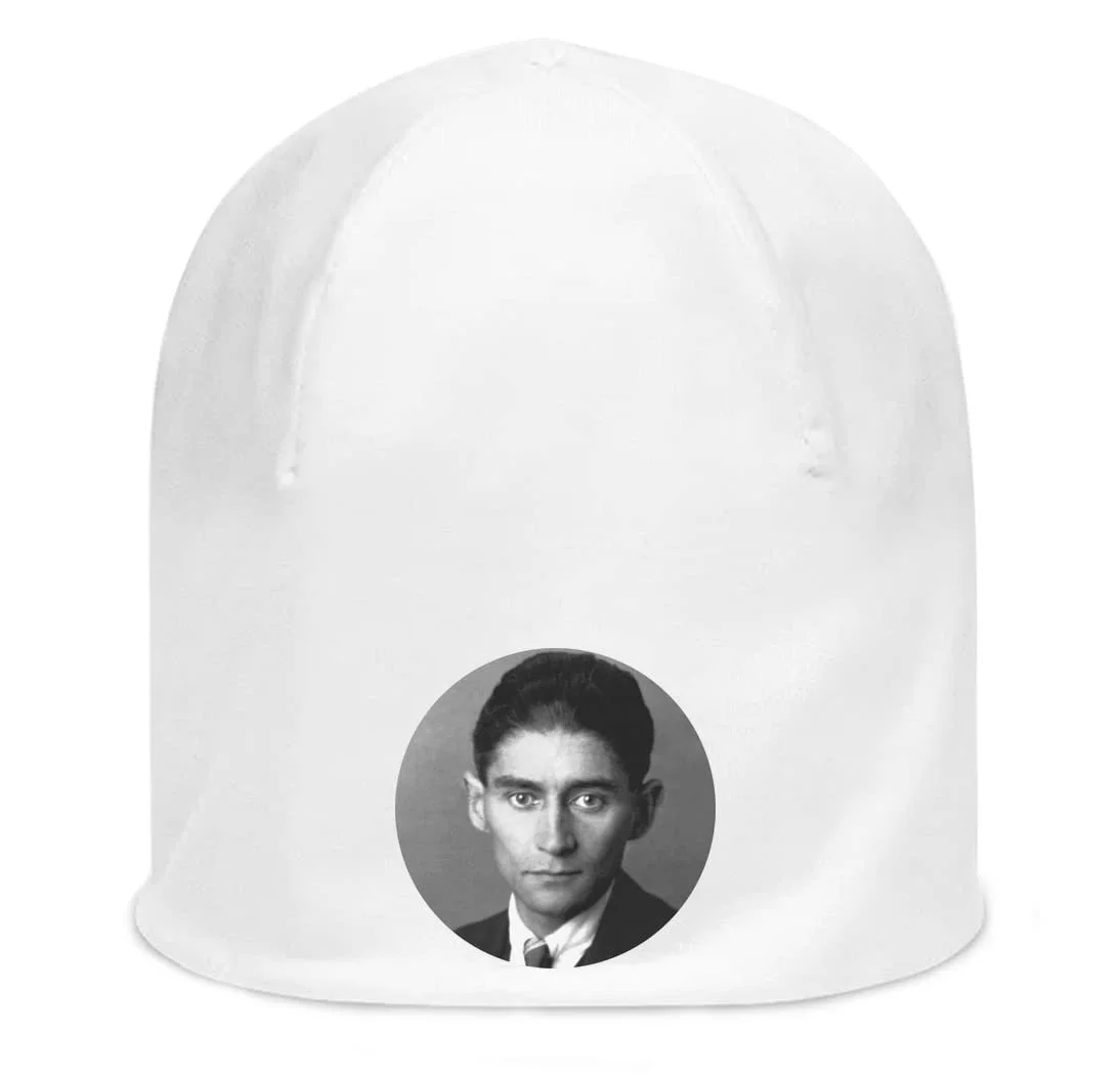 Хлопковая шапка ATPRINTS Franz Kafka Writer Photo Unisex Thin Stretchy Белая, Белый, фото №1 Хлопковая шапка ATPRINTS Franz Kafka Writer Photo Unisex Thin Stretchy Белая, Белый, фото №1