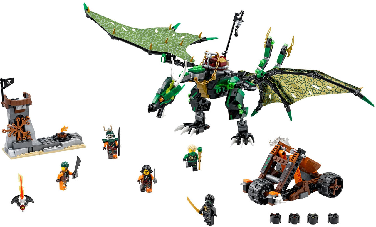 Конструктор LEGO Ninjago Зелений енерджі дракон Ллойда 70593, фото №2