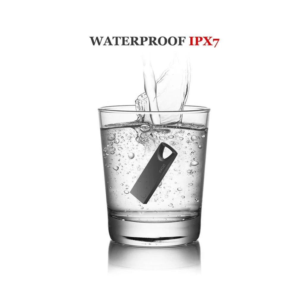 USB-накопичувач 64GB Slim Waterproof Сірий, фото №6