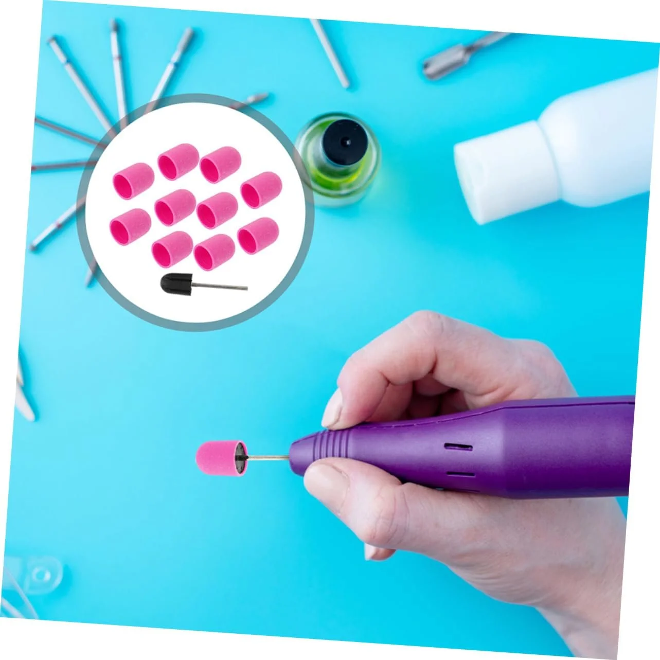 Шлифовальные колпачки CALLARON для маникюра, фото №8 Шлифовальные колпачки CALLARON для маникюра, фото №8