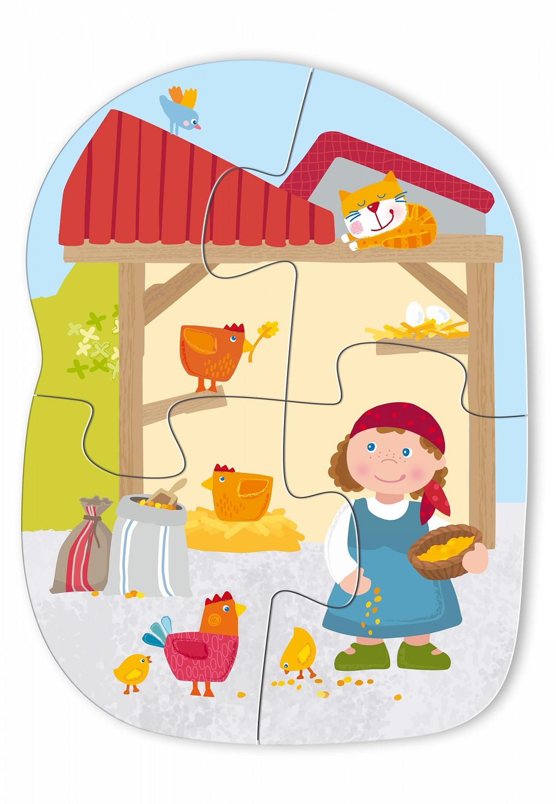 Пазл HABA My First Puzzles Ферма 6 штук 2+, фото №5