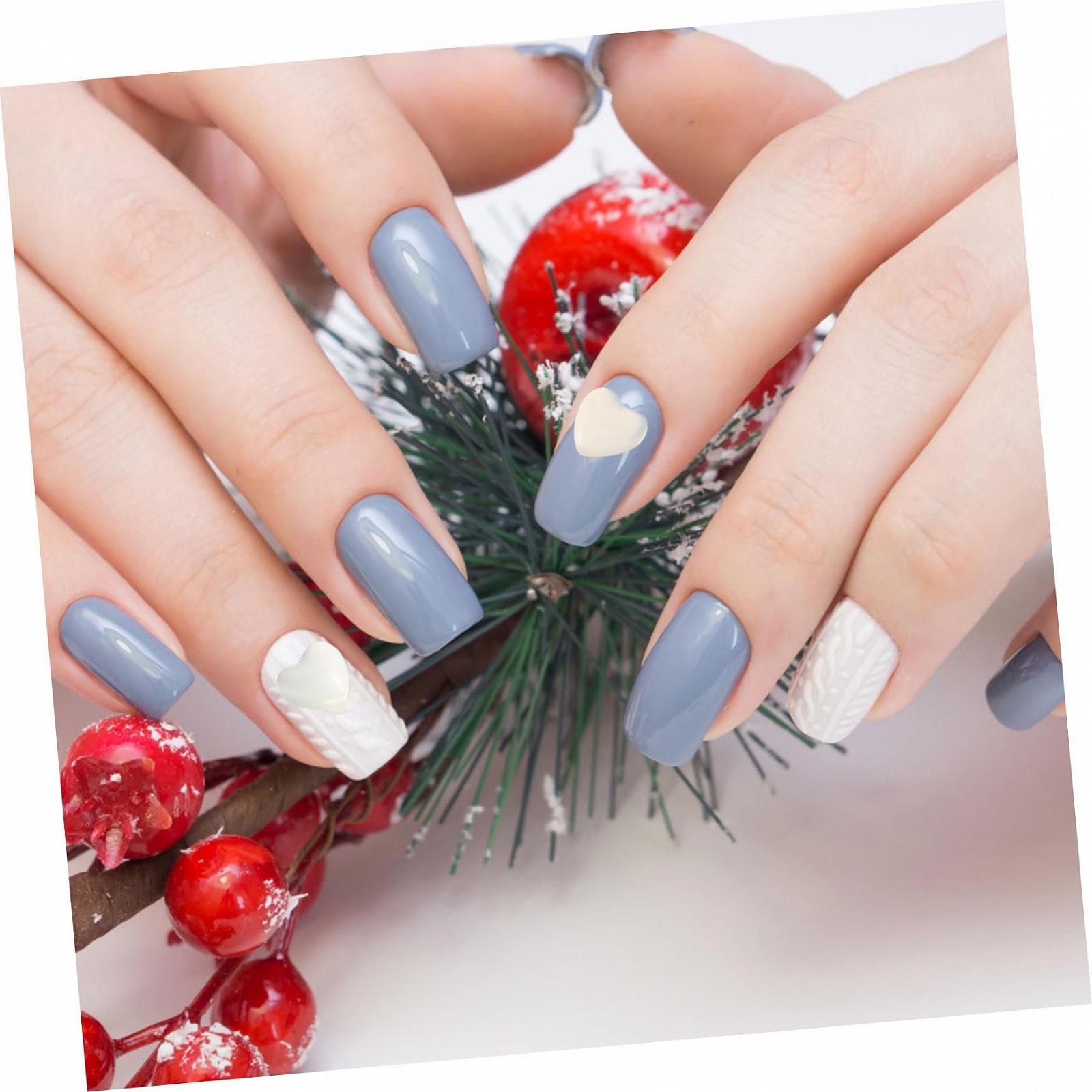 Стразы для ногтей Сердце Healvian Форма сердца 100 шт, фото №6