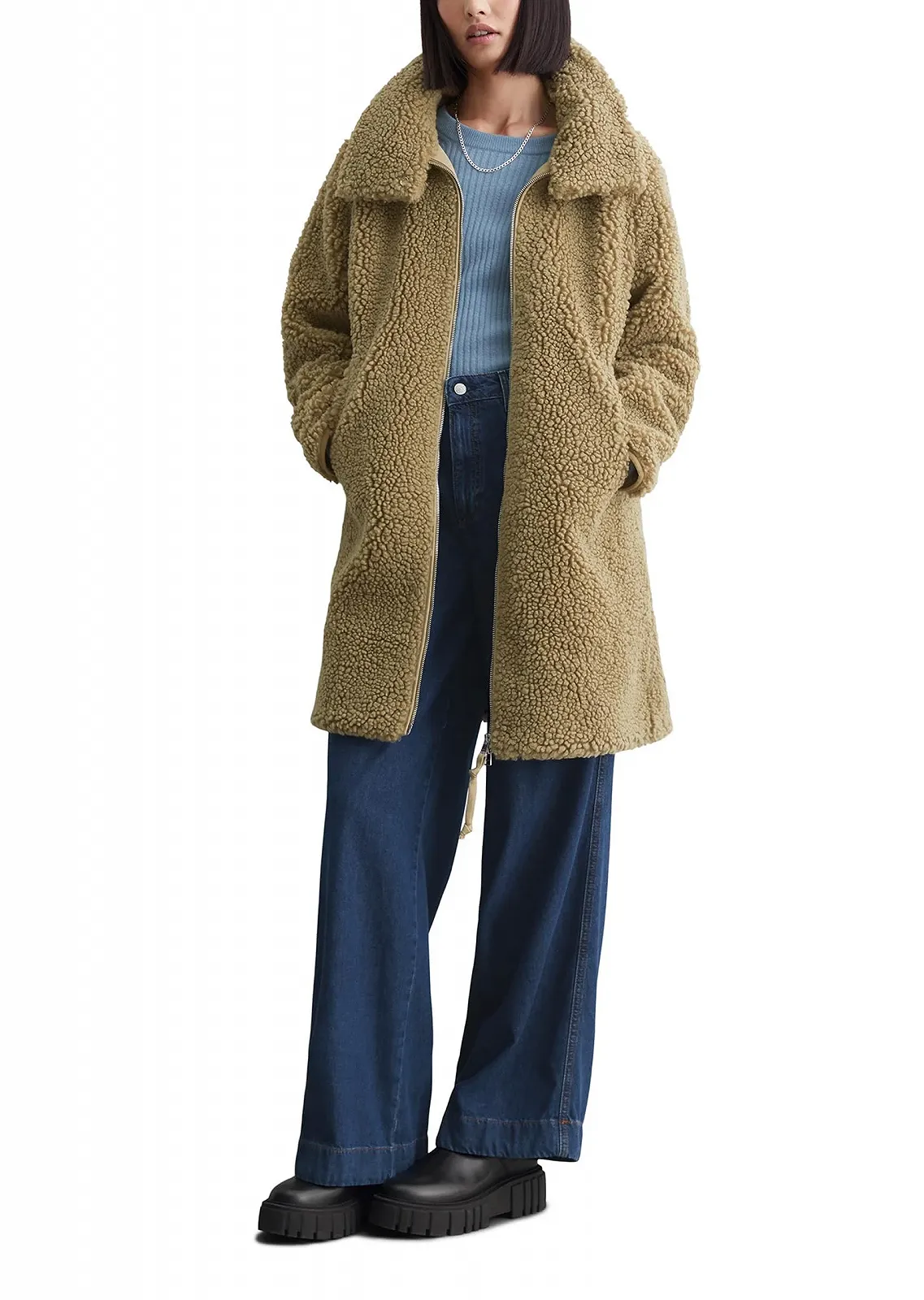 Пальто Marc O'Polo Denim Teddy Cuddly, фото №5 Пальто Marc O'Polo Denim Teddy Cuddly, фото №5