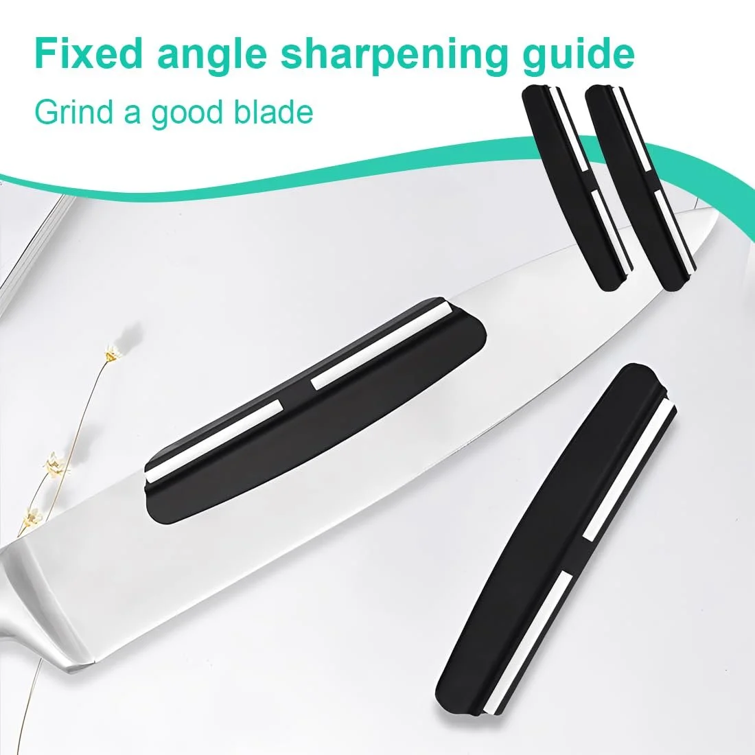 Набор направляющих для заточки ножей 15 градусов (6 шт.), фото №4
